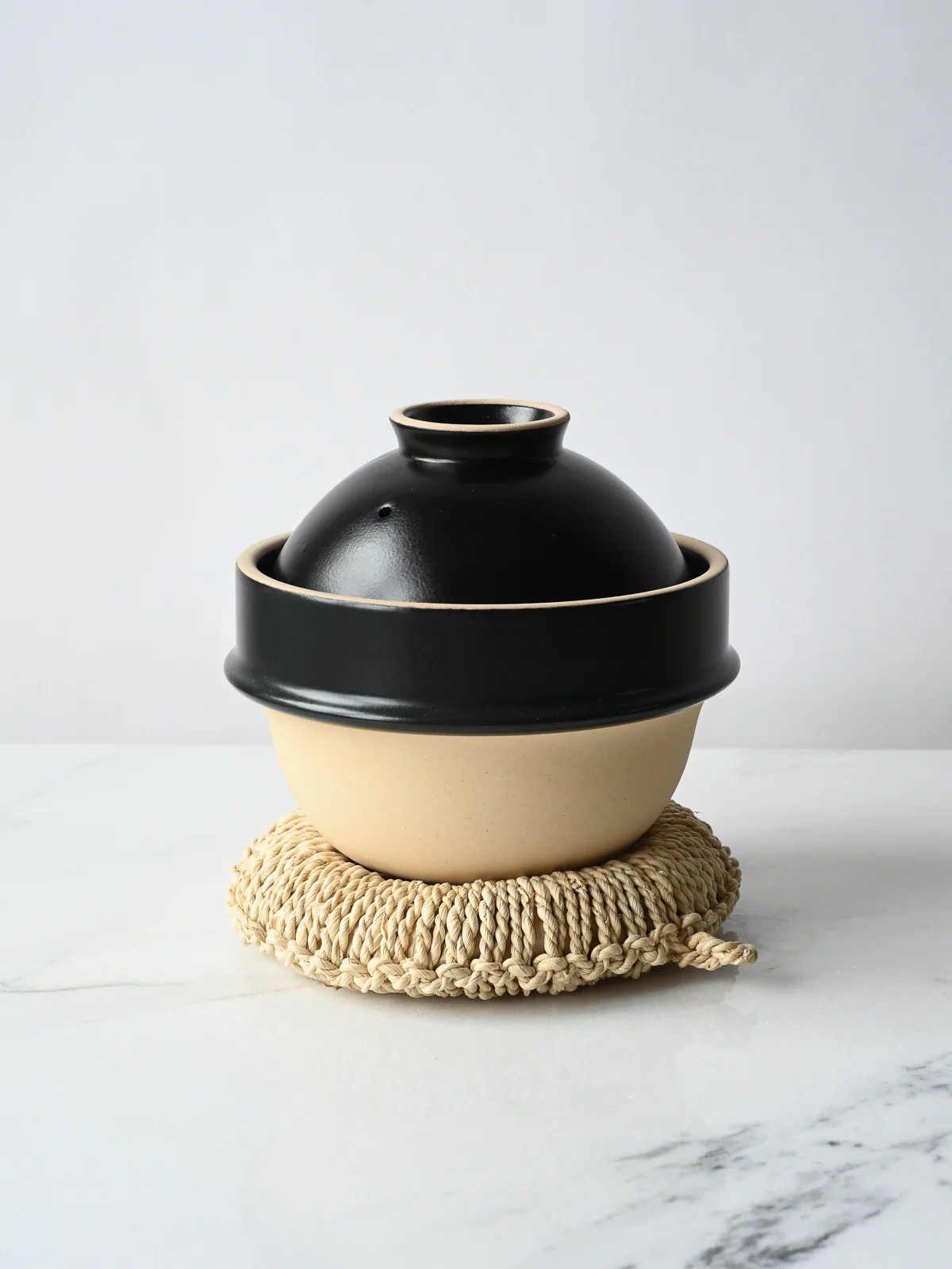 1-Cup Rice Cooker Donabe | Black - Image 4