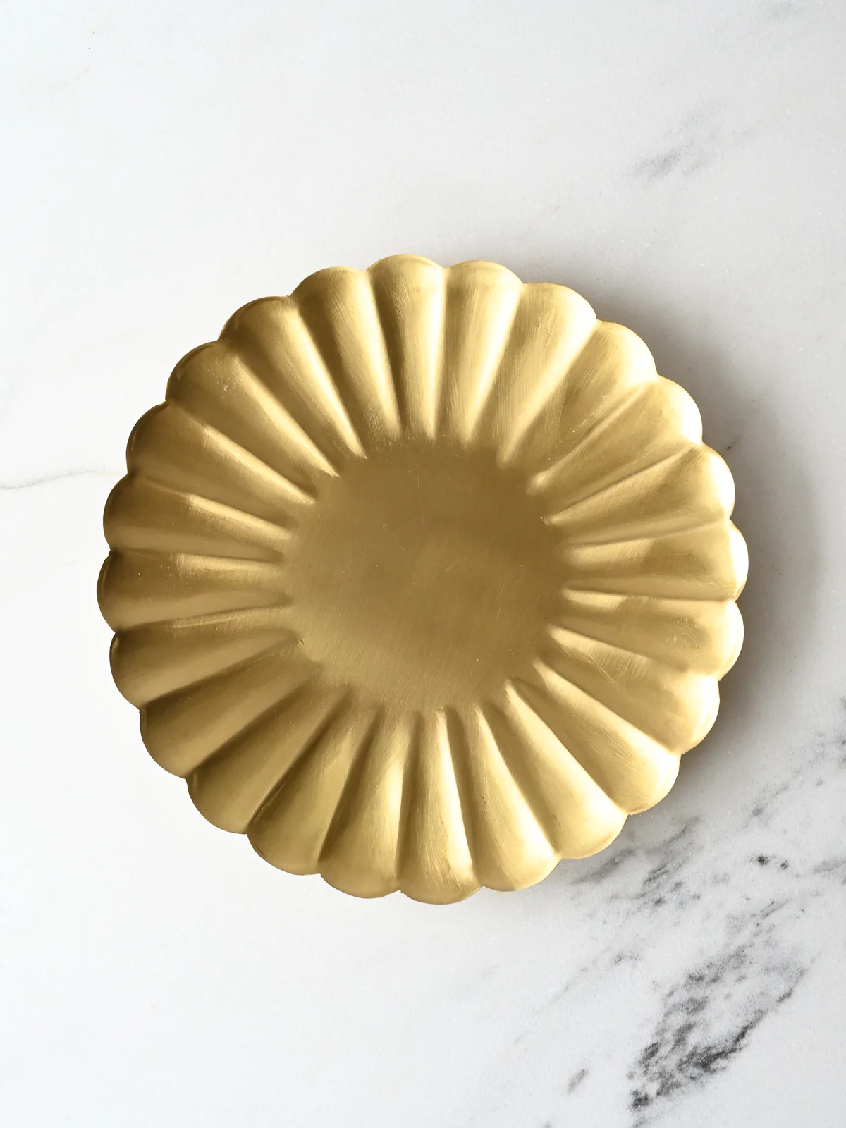 Brass Chrysanthemum Tray - Image 3