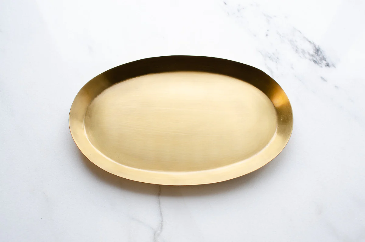 Brass Oval Tray - Image 3