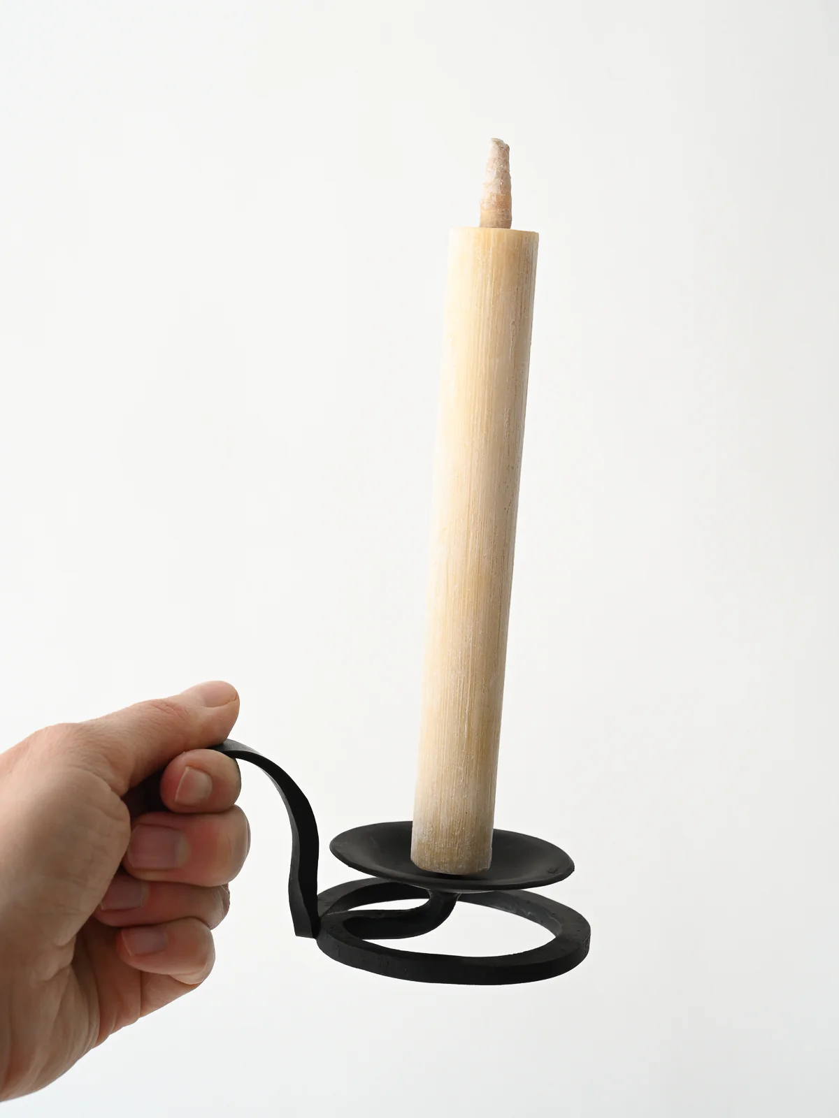 Wrought Iron Handled Candle Stand - Image 3