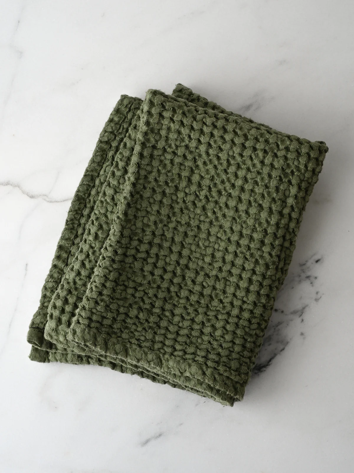 Linen-Cotton Waffle Towel - Image 3
