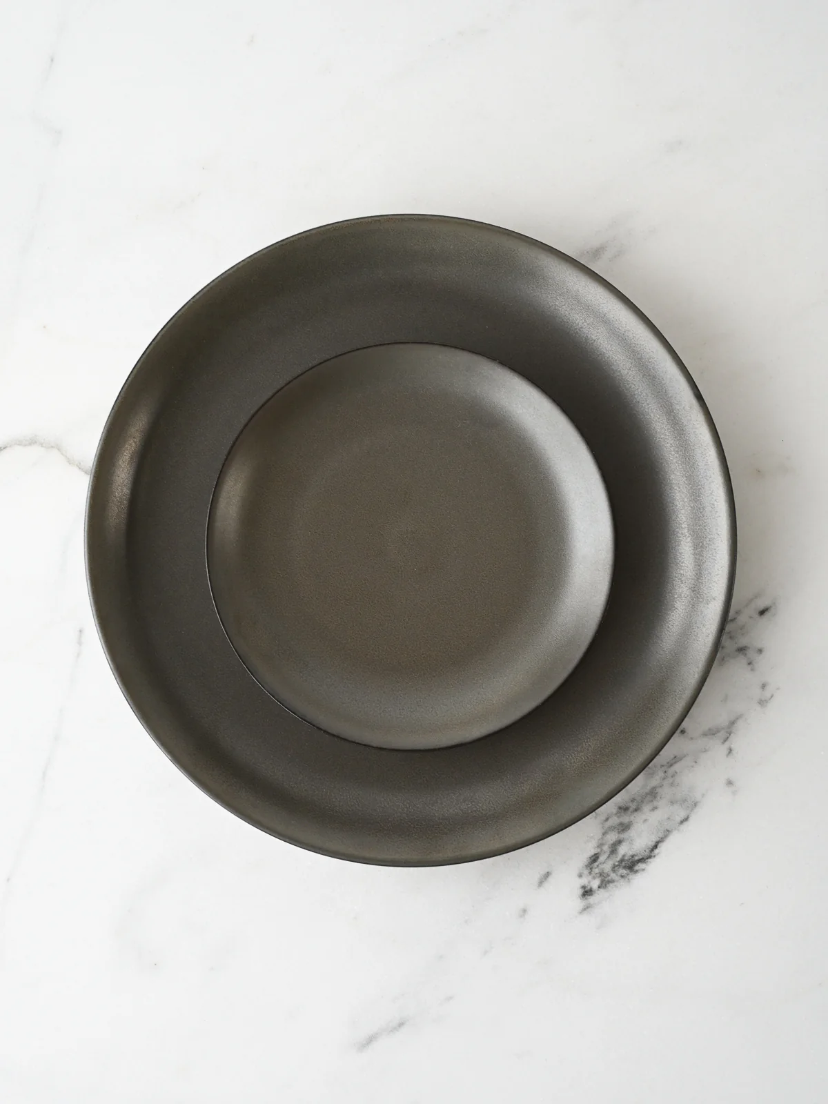 Side Plate in Tenmoku Glaze - Image 3