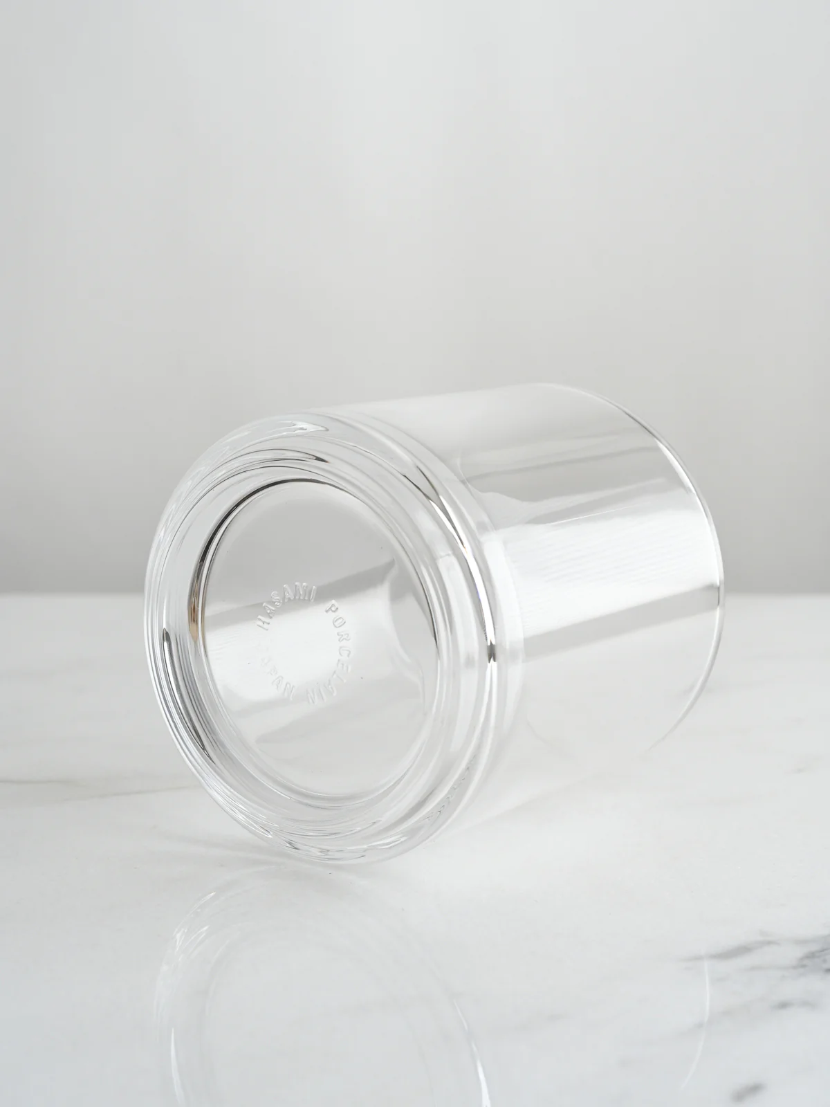 Square Glass Tumbler in Clear | Set of 3 - Image 3