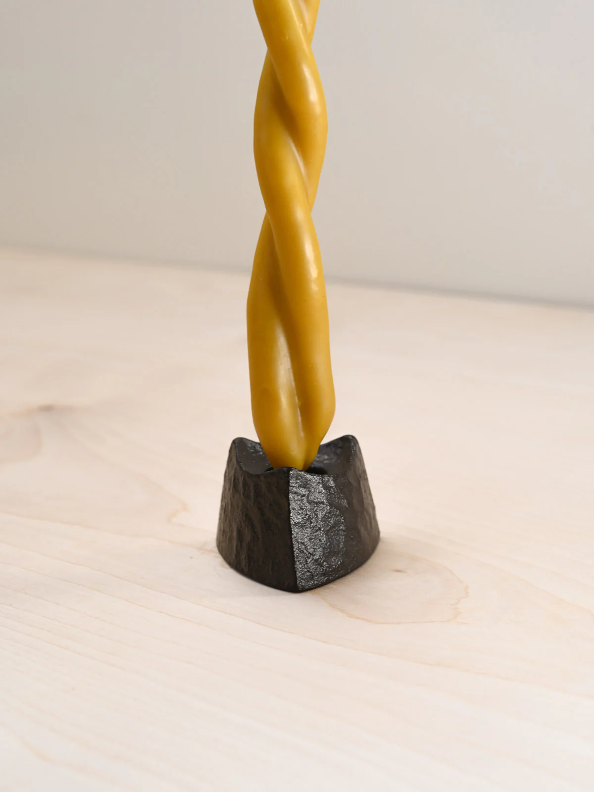 Geometric Cast Iron Candle Stand - Image 6