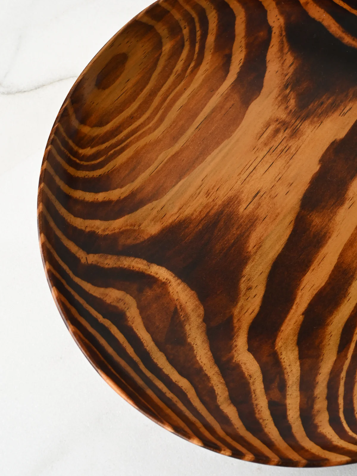 Urushi-Lacquered Wooden Plate | Yaki Matsu - Image 3