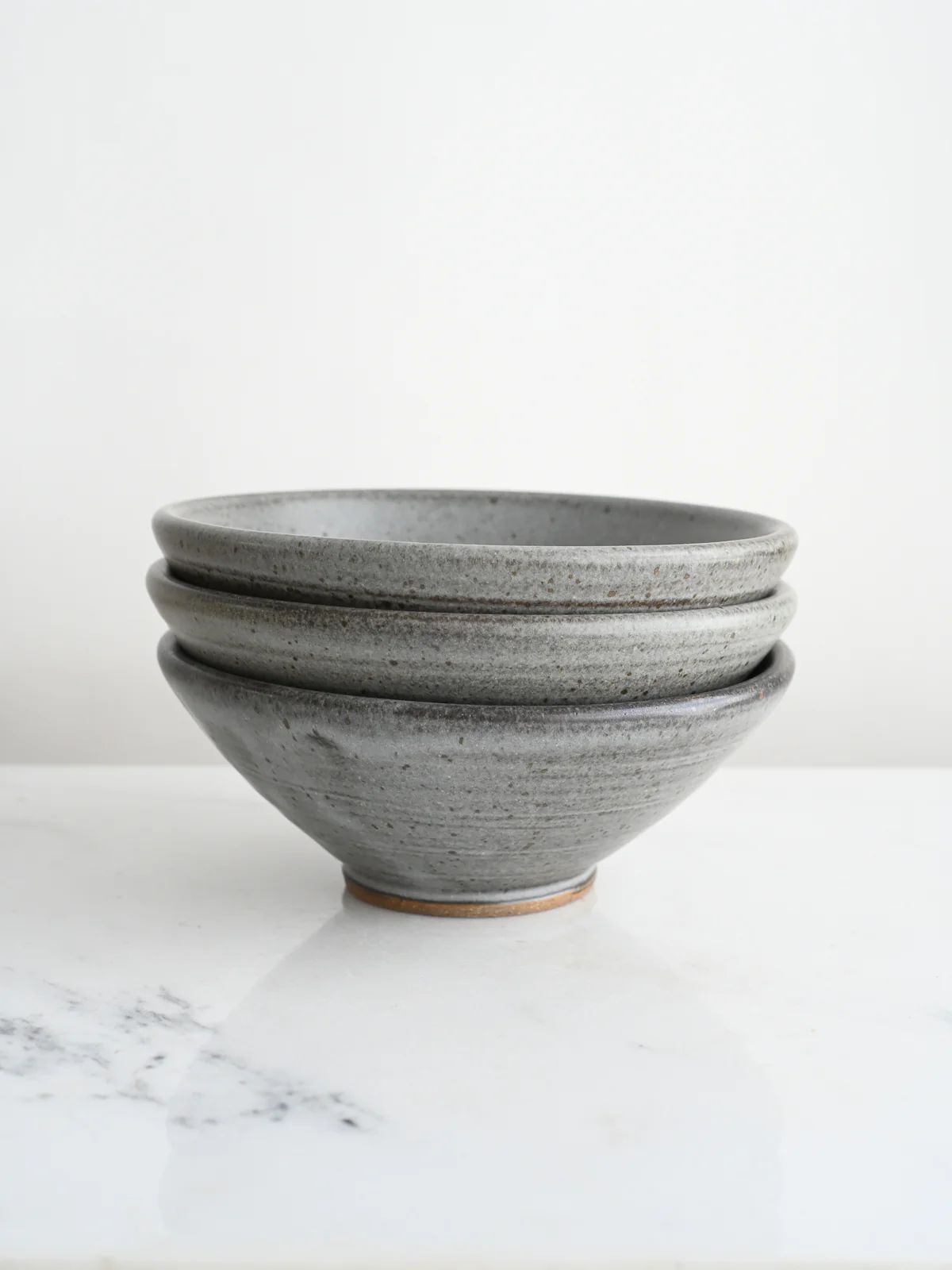 Wild Clay Bowl in Matte Grey Glaze - Image 3