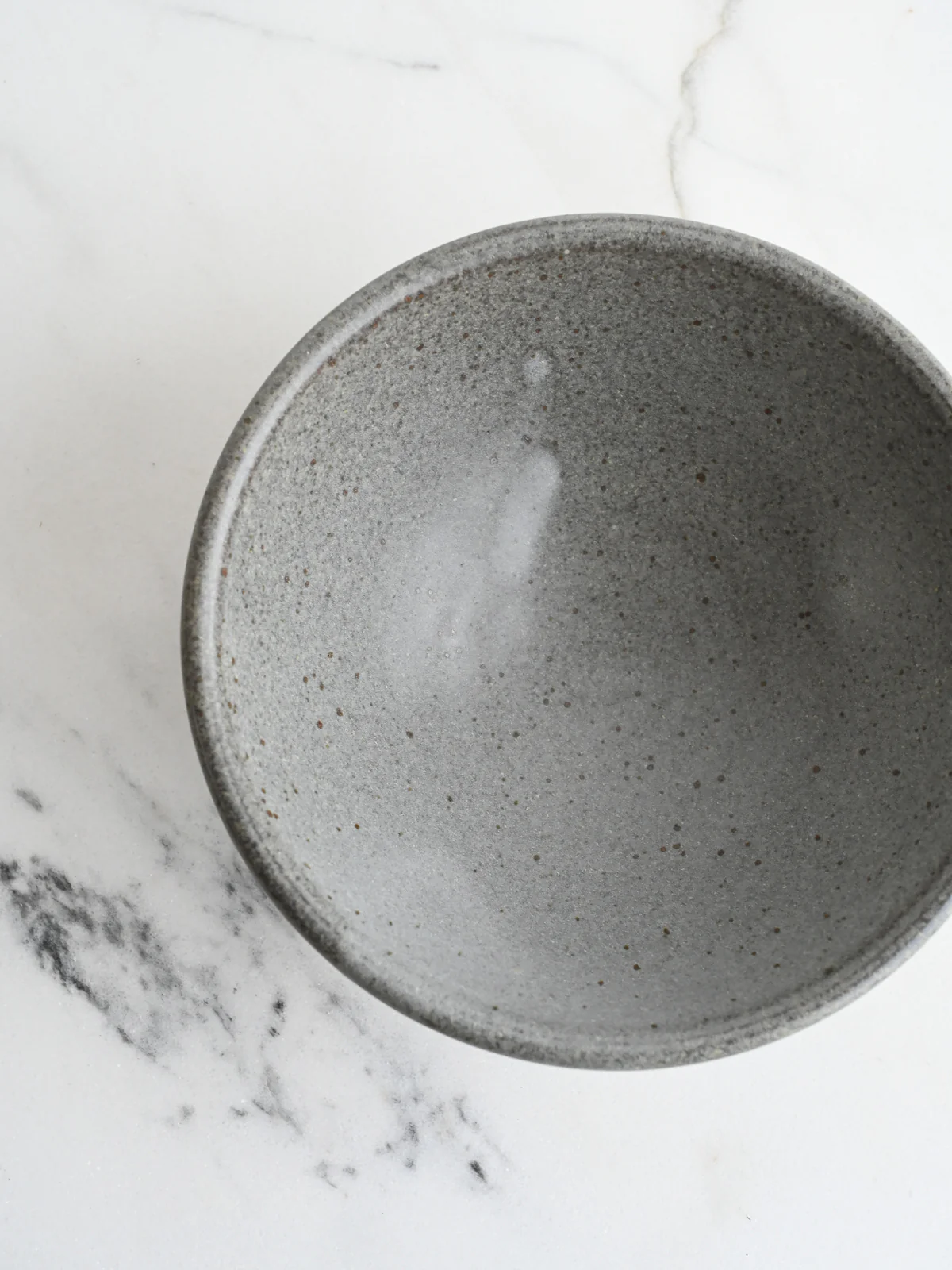 Wild Clay Bowl in Matte Grey Glaze - Image 4