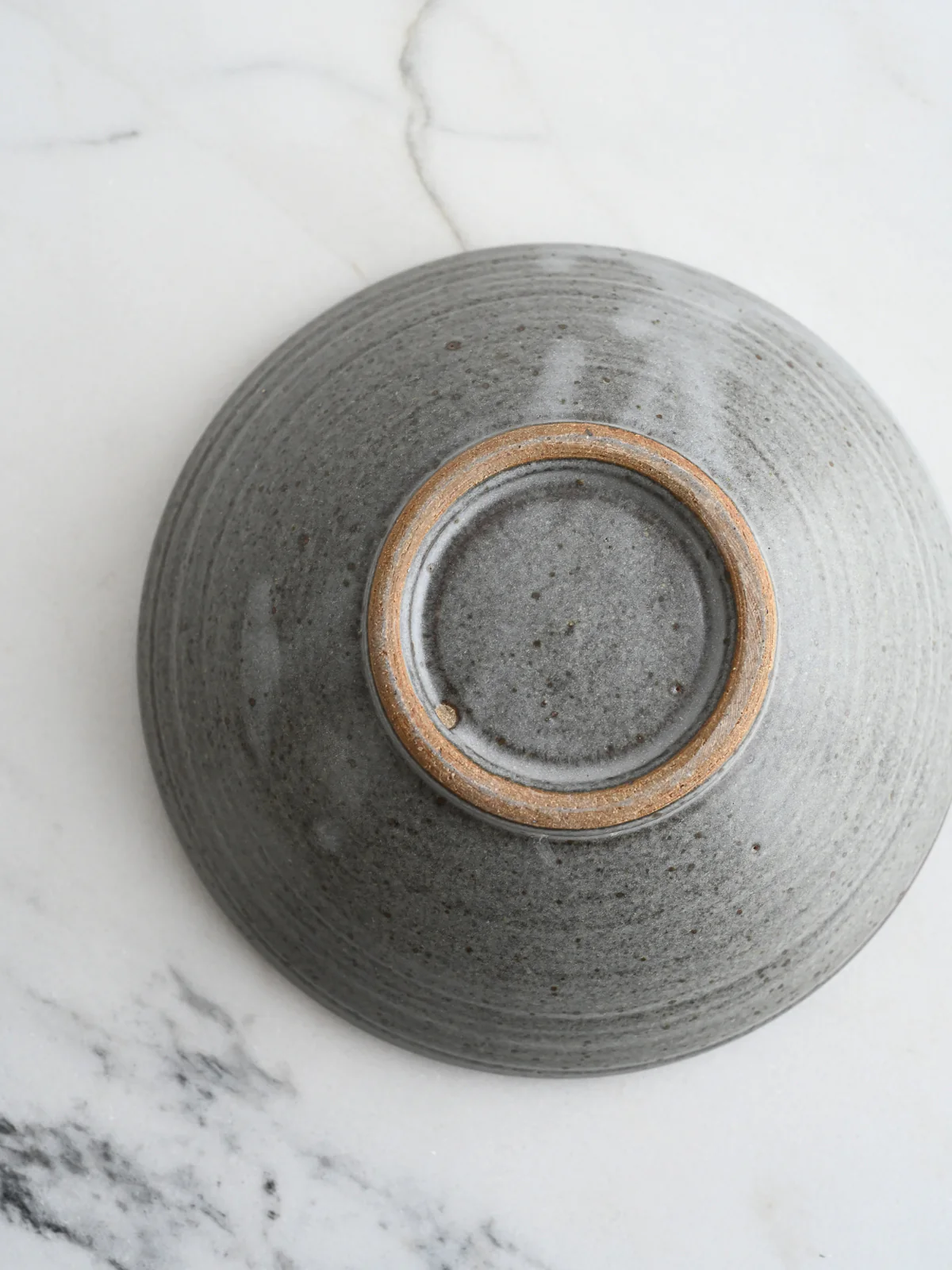 Wild Clay Bowl in Matte Grey Glaze - Image 5