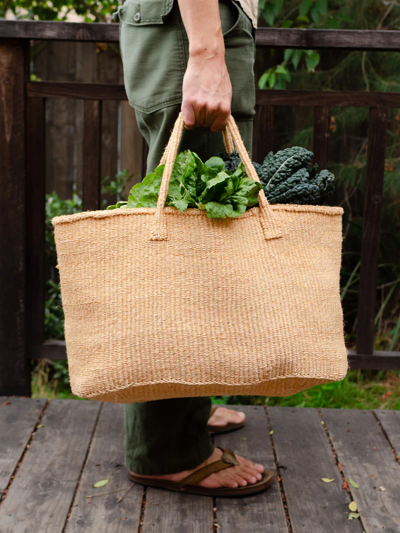 XL Sisal Tote Basket | Natural - Image 4